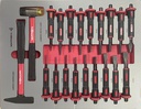 WIDMANN MAX EDITION TOOLS CABINET 7/7 PRO TOOLS - NEW TOOLS -  RED