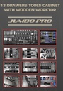 [TCJM13-B] WIDMANN JUMBO PRO-13 DRAWERS -BLACK