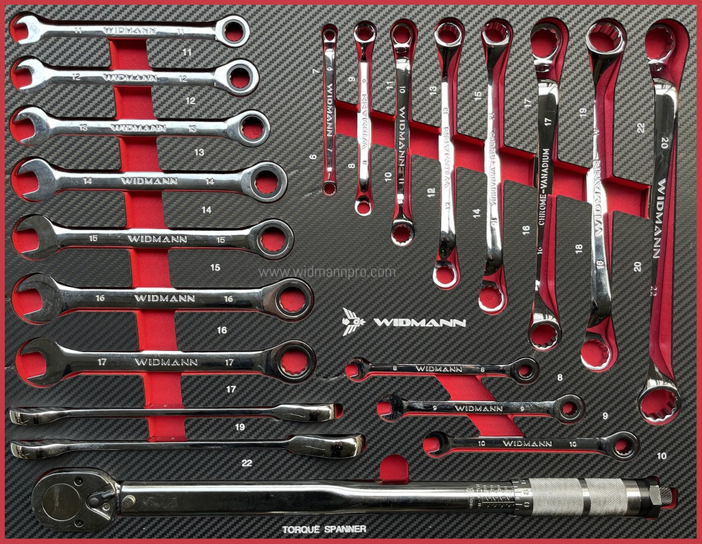 WIDMANN TOOLS CABINET - 7 LAYERS - BLACK
