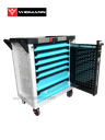 WIDMANN TOOLS CABINET  8 LAYERS AQUA