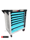 WIDMANN TOOLS CABINET  8 LAYERS AQUA