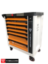 WIDMANN TOOLS CABINET  8 LAYERS BROWN